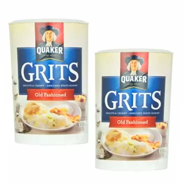 Quaker Old Fashioned Smooth & Creamy Grits, 24 Ounce (Pack of 2)