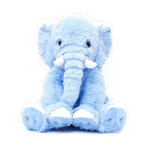 MorisMos Large Elephant Stuffed Animal, 19.6inch Soft Stuffed Elephant Plush Companion Gifts for Girls Boys, Blue