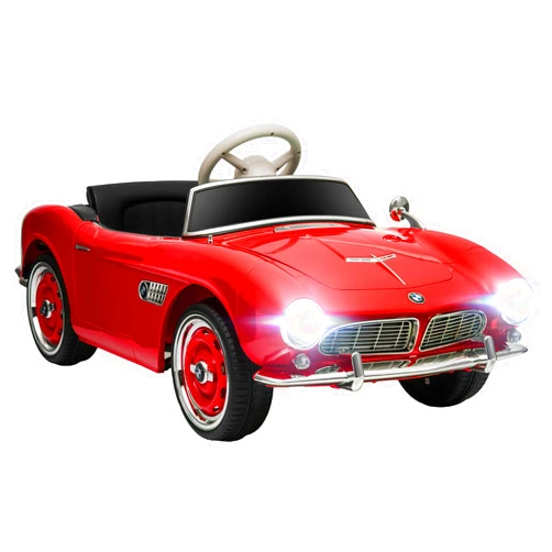 Aosom Licensed BMW Kid Electric Ride On Car, 12 Battery Powered Electric Car for Kids with 3 Speeds Remote Control, Easy Transport, Suspension System, Lights, Horn, MP3, Red