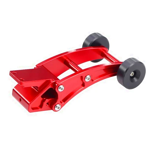 JOYSOG RC Car Head-up Wheel for Hyper Go 1/14 14210 14209 H14BM RC Adjustable Tail Wheel Head up Wheel Upgrades Part (Red)
