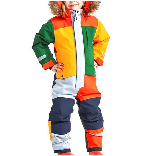 TIMIFIS Toddler Snow Suits Waterproof One Pieces Ski Suits Overalls Kids Girls Boys Outdoor Jumpsuits Jackets with Pocket