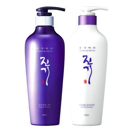Daeng Gi Meo Ri - Jin Gi Vitalizing Shampoo And Conditioner Set 500 ML Anti Dandruff and Itchiness, Made In Korea (Set of 2)