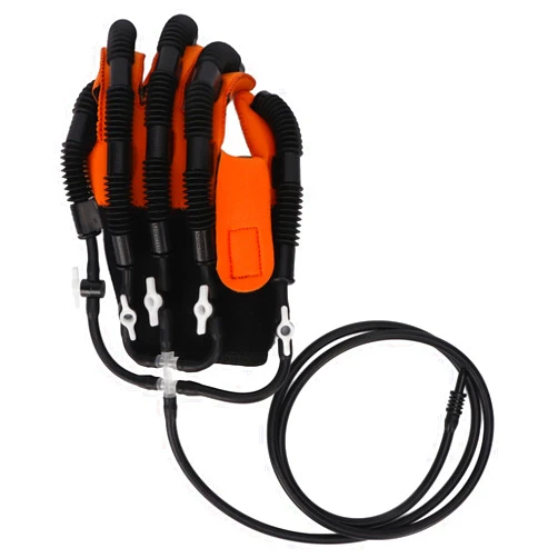 Focket Rehabilitation Robot Gloves, Hand Dysfunction Patient Training Hand Splint Finger Orthosis, Stroke Hemiplegia Finger Rehabilitation Trainer for Finger & Hand Pain Relief (Kids) (Left Hand)