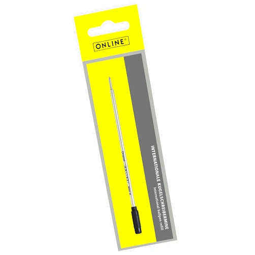 Online 40010/3 m Ballpoint Refill-, Writes in Black