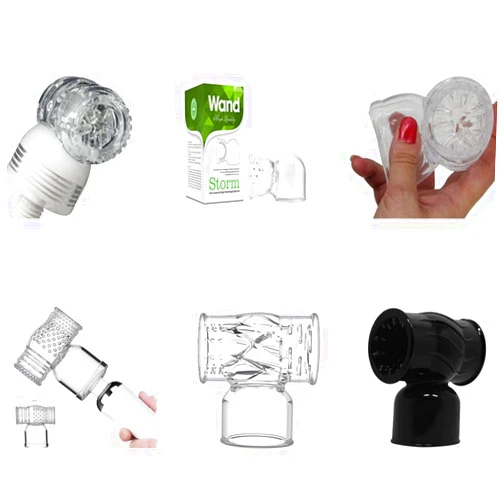 EBIEFLY 6 Pcs Hitachi Eletrict Handheld Hitachi Massager Attachments Accessory for Back Legs,Fit for 4.5-5.0cm Diameter Massage Head,Not Include Any Massager