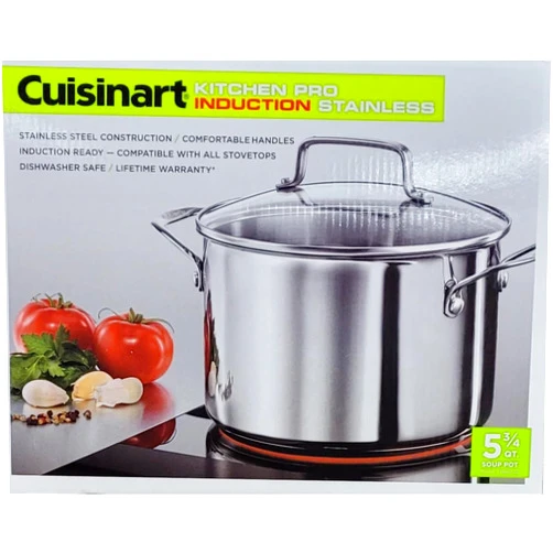 Cuisinart Soup Pot, 5 3/4 Quart, Stainless Steel, 731665-22