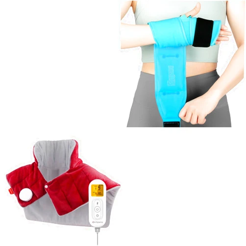 Comfytemp Heating Pad and Wrist Ice Pack Wrap, FSA HSA Eligible, Heat&Cold Pads Support for Injuries, Pain Relief, Surgery Gifts for Women Men Mom Dad