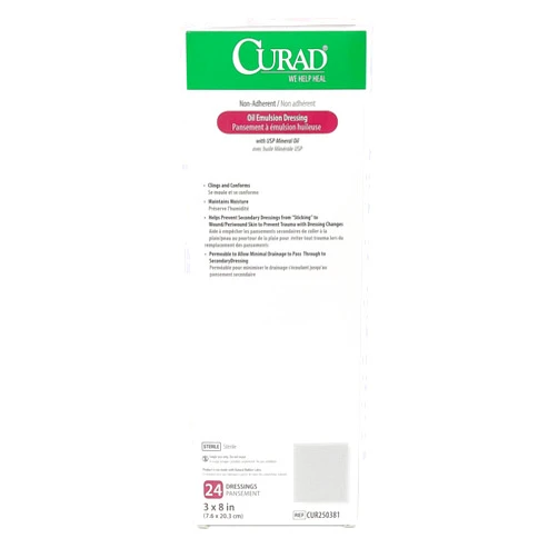 Medline Curad Oil Emulsion Dressing, 3