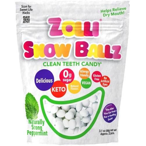 Zollipops Zolli Snow Ballz - Embrace the Winter Season with Zolli Snow Ballz - Fun and Flavorful