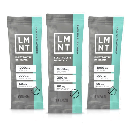 Drink LMNT LMNT Keto Electrolyte Powder Packets | Paleo Hydration Powder | No Sugar, No Artificial Ingredients | Raw Unflavored | 30 Stick Packs Raw Unflavored 30 Count (Pack of 1)