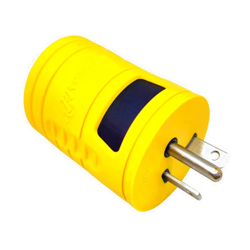 Parkworld 63852 NEMA 6-20P to 5-20R T-Blade 5-15R One Piece Compact Adapter Output 20A 125V