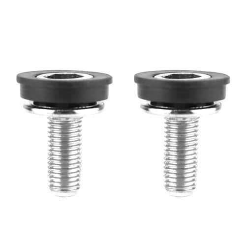 VANICE 8mm Bike Hex Crank arm Fixing Bolt Screw with Caps for Bicycle Square Hole Crankset Bottom Bracket, Suntour Prowheel and More