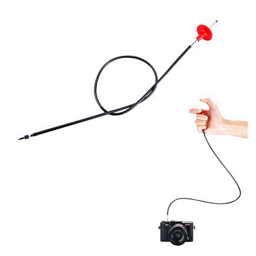 JJC Mechanical Shutter Release Cable Cord with Bulb-Lock for Fuji Fujifilm X-T5 X-T4 X-T3 X-T50 X-T30 II X-M5 X-PRO3 X100VI X100V X-T2 X-T20 X100F X-E4, Sony RX1R II RX10 IV III, Lecia M10 M9 & More