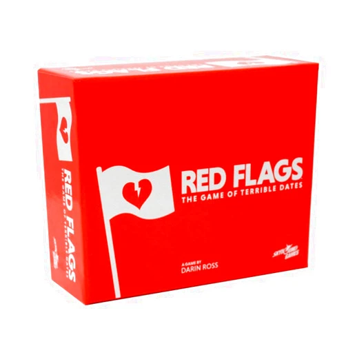 Skybound Red Flags : Card Game of Terrible Dates | Fun Party Tabletop Game, 3-10 Players, Ages 17+
