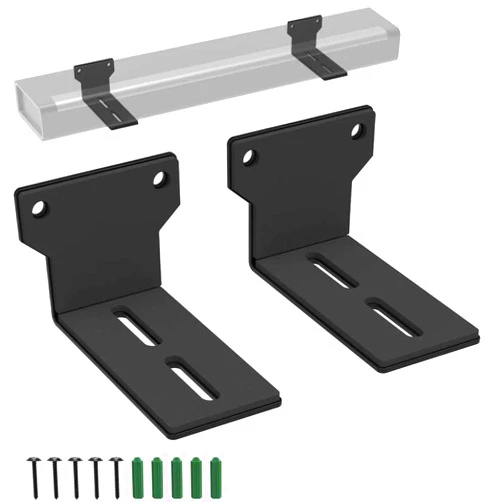 woiron Universal Soundbar Wall Mount Bracket Floating Wall Shelf Compatible for Samsung, Sony, LG,Vizio, Bose and More,Soundbar Mounting Bracket Shelf Mount Under TV (2 pcs)
