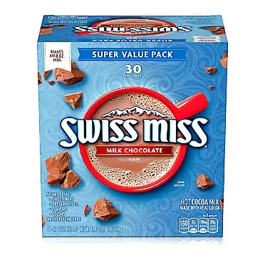 Swiss Miss Milk Chocolate Flavor Hot Cocoa Mix, 41.4 Ounce (Pack of 8)