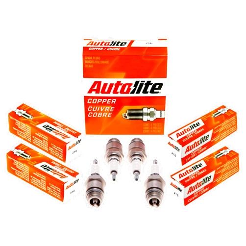 Autolite 216 Copper Non-Resistor Automotive Replacement Spark Plugs (4 Pack)