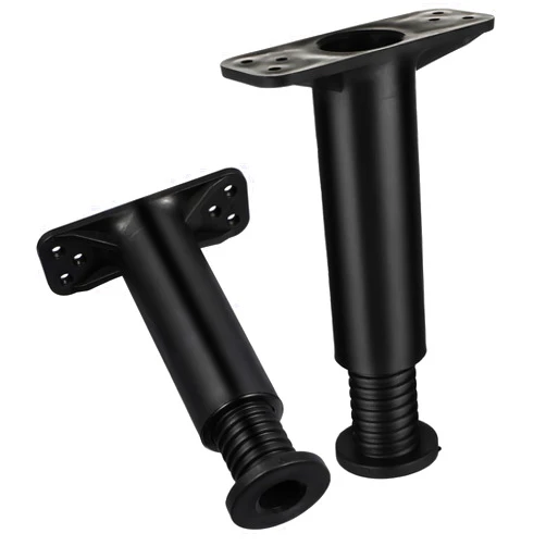 Angoily 2pcs Bed Support Frame High Bed Frame Telescopic Bed Support King Size Bunk Beds Black