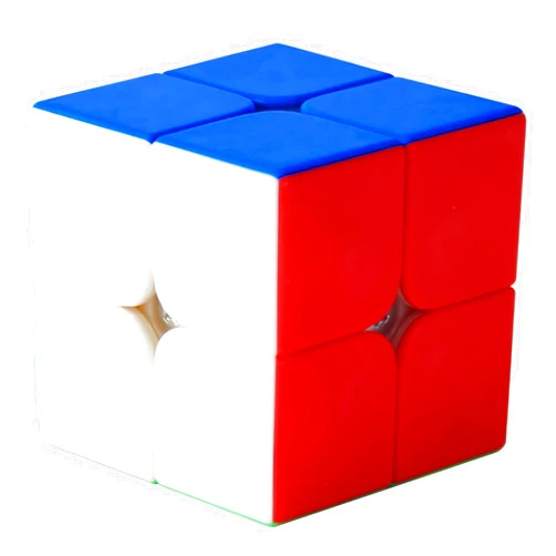 Moyu 𝐌𝐨𝐲𝐮 RS2M Evolution 48 Magnets 2x2 Magnetic Speed Cube Adjusted Tension 2 by 2 Speed Cube with Concave Ball Structure Design Stickerless Mini Cube Puzzle Toy