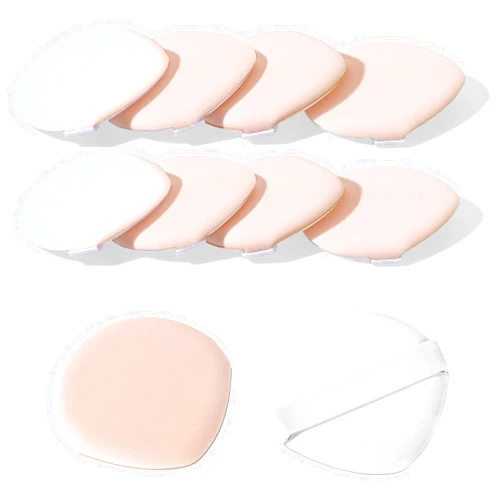Mozeat Lens 8Pcs Air Cushion Makeup Puffs for Foundation Concealer and Powder Korean Makeup Sponge Puff Teardrop Mix Setting Makeup Cushion Puff Foundation Sponge Blender Sponge for Liquid, Cream, and Powder