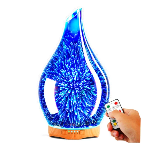 Porseme 280ml Essential Oil Diffuser, Aroma Ultrasonic Humidifier with Remote Control, BPA Free, Auto Shut-Off, Timer Setting