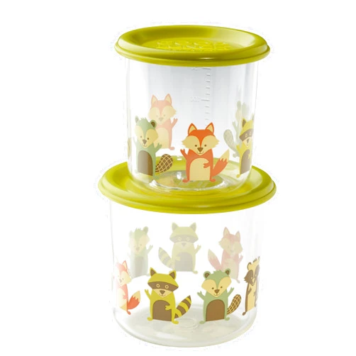 Sugarbooger Good Lunch Snack Containers Large Set-of-Two, What Did The Fox Eat