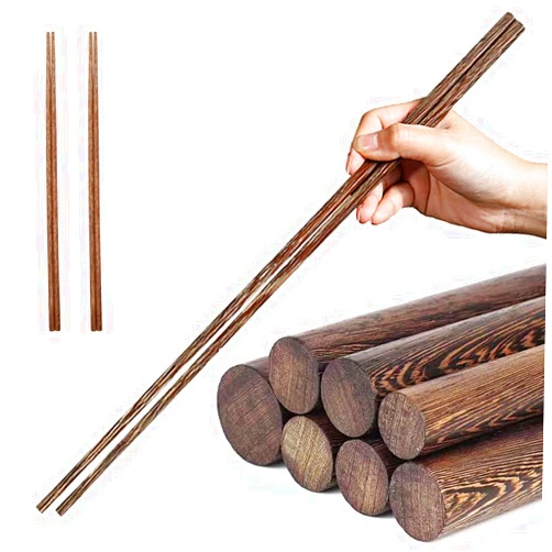 JMMBY 16in Extra Long Cooking Chopsticks,Chopsticks for Hotpot, made of natural wood, reusable chopsticks, kitchen chopsticks(16in 2 Pairs)
