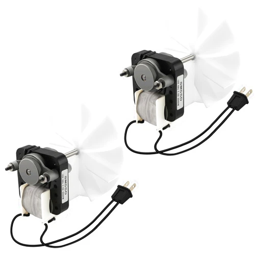 PANDEELS 2 Pack Universal Bathroom Fan Motor Replacement SM550 by PANDEELS - Electric Vent Fan Motor Kit Replacement for Nutone Broan 50 CFM 120V 3000 RPM - Replace C01575 65100 EM550 EM750