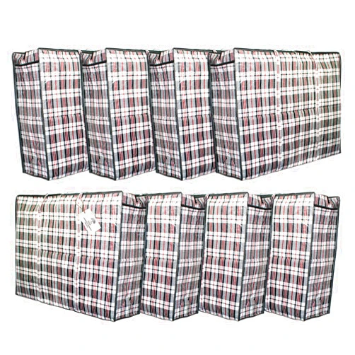 The Glowhouse 8Pcs Extra Large Laundry Bags with Handles and Zipper, Heavy Duty XXL Storage Bags, Travel Laundry Tote Bag, Clothes Storage Bag with Straps