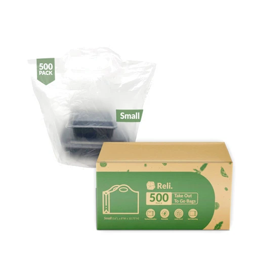 Reli. To Go Bags/Take Out Bags (500 Count Bulk) (Small 16