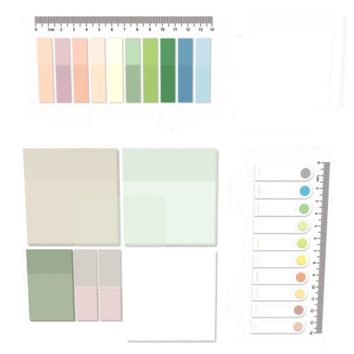 BAYTORY 700 Sheets Transparent Sticky Notes, Clear Waterproof 3 x 3 inch See Through Memo Pad, Self-Adhesive Translucent Writable Index Tabs for Annotating Books, Office & School Study Supplies
