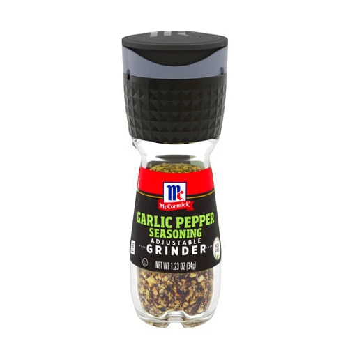 McCormick Garlic Pepper Seasoning Grinder, 1.23 oz