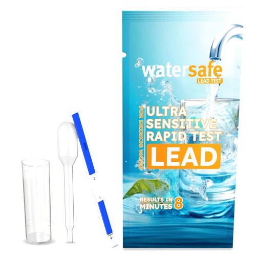 Watersafe® Advanced Lead in Drinking Water Test Kit – Lead Detection at 5 PPB - DIY at Home Water Lead Test Kit for Tap or Well Water – 8 Minute Test