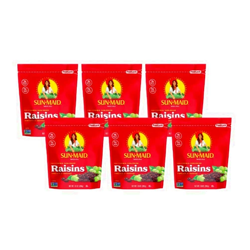 Sun-Maid California Raisins | 32 Ounce Bag | Dried Fruit | No Sugar Added | Naturally Gluten Free | Non-GMO | Vegan And Vegetarian Friendly