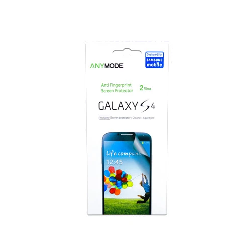 Anymode Schutzfolie für S4 Klar mit 2 Folien