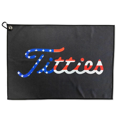 Syren Premium Funny Microfiber Towel with Clip Holder - Exclusive Golf Accessory for a Fun Golfing Experience