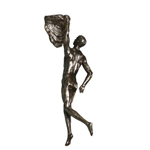 GEDOX Climber Man Decor, Climbing Man Wall Art, Climbing Man Wall Sculptures, Climber Sculpture, Resin Wall Sculptures For Living Room, Bedroom And Room Decor, For Christmas, Climbing Men Figures