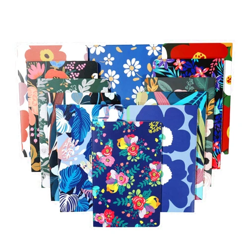 XYark 12 Pack Flower Design Blank Notebook Journals Bulk for Traveler, Student and Office, Plain Composition Subject Sketchbook Notebooks with Unlined Paper, 80GSM, 30 Sheets,5.5x 8.3 inch, A5 Size