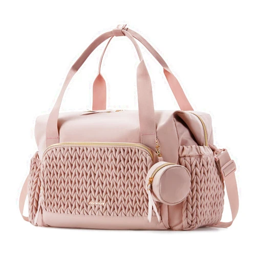 mommore Diaper Bag Tote, Large Capacity Travel Diaper bags, Hospital Bag for Labor Delivery, Baby Bag with Pacifier Case