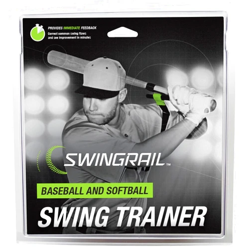 SWINGRAIL Baseball/Softball Swing Trainer Aid - Equipment for Batting and Hitting