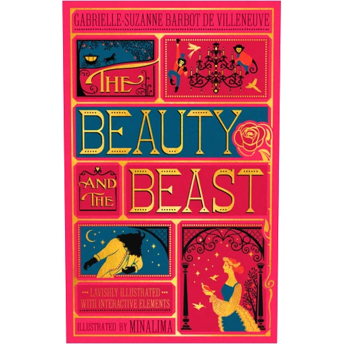By Gabrielle-Suzanne Barbot de Villenueve (Author) Beauty and the Beast, The (MinaLima Edition): (Illustrated with Interactive Elements)