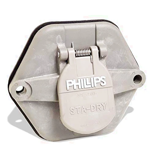 UrMarketOutlet Phillips 16-7602 7-Way STA-Dry Without Circuit Breakers Split Pins Socket Breaker