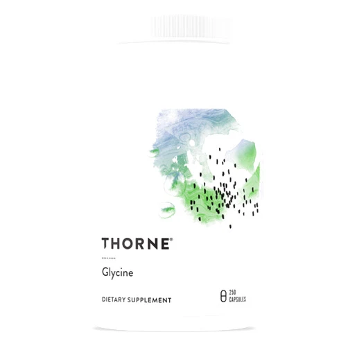 THORNE Glycine - Amino Acid Support for Relaxation, Detoxification, and Muscle Function - 250 Capsules