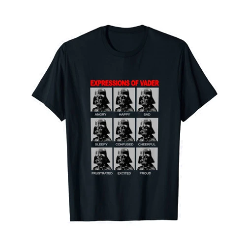 Star Wars Classic Darth Vader Expressions Of Vader Textbook T-Shirt