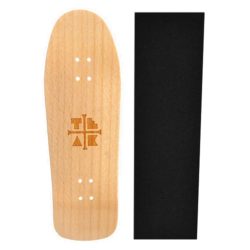 Teak Tuning Wooden Fingerboard Carlsbad Cruiser Deck, The Classic - 34mm x 100mm - Handmade, Pro Shape & Size - Five Plies Wood Veneer - Includes Prolific Foam Tape - Teak Tuning