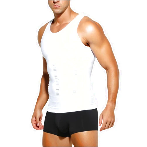 Arjen Kroos Men's Slimming Tank Top Muscle Gym Undershirts Sleeveless Shapewear