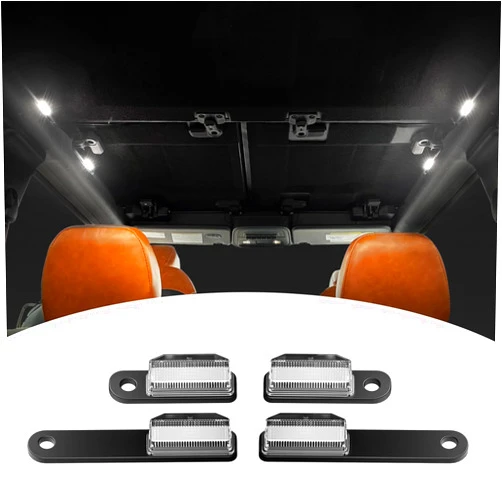Mabett LED Interior Dome Lights 4Pcs Kit Fit Ford Bronco 2021 2022 2023 2024 Bronco Accessories 2/4 Door Easy Installation Hardtop/Softtop(Not for Sport)