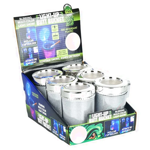 Smokezilla 6pc Display - Smokezilla Light Show Light-Up Butt Bucket - 5