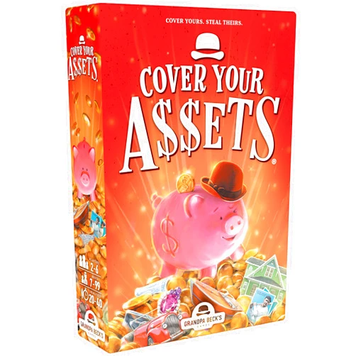 Grandpa Beck's Games Cover Your Assets Card Game | from The Creators of Skull King | Easy to Learn and Outrageously Fun for Kids, Teens, & Adults | 2-6 Players Ages 7+