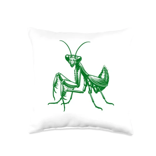 Praying Mantis Tees Praying Mantis for Kids Boys Toddler Men Women Bug Insect Throw Pillow